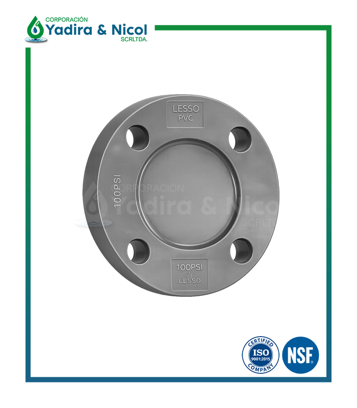 BRIDA CIEGA PVC SCH-80 LESSO