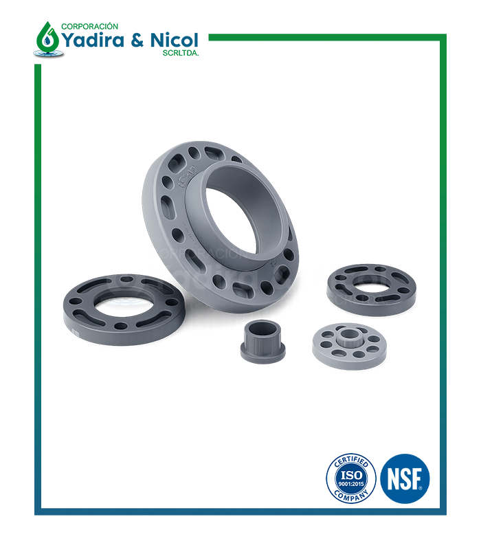 BRIDA LOCA A PRESIÓN PVC SCH-80 SH-DFP