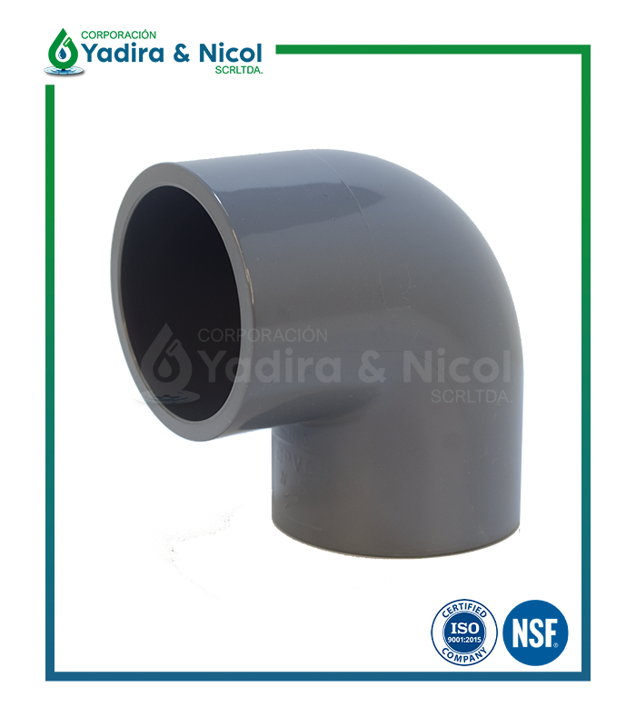 CODO DE 90° A PRESIÓN PVC SCH-80 ERA
