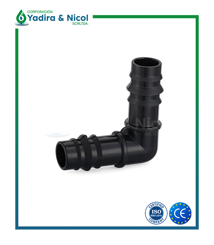 CODO DENTADO MANGUERA HDPE TEMACO