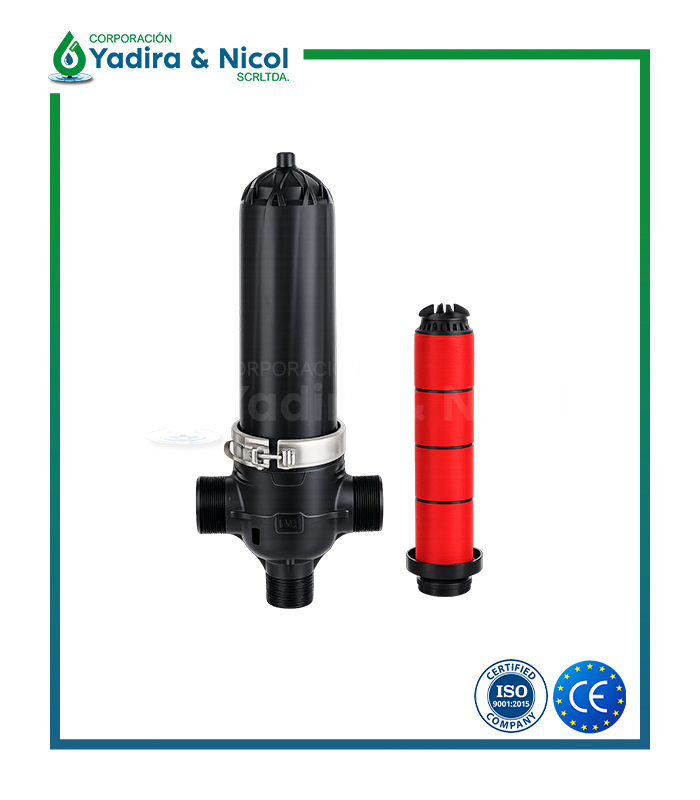 FILTRO DE DISCOS TEE 3″ DISK 120 MESH NPT TEMACO