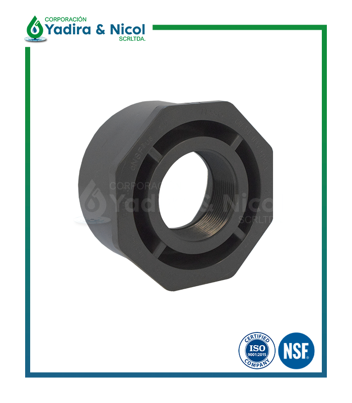 REDUCCIÓN BUGEN MIXTO PVC SCH-80 LESSO