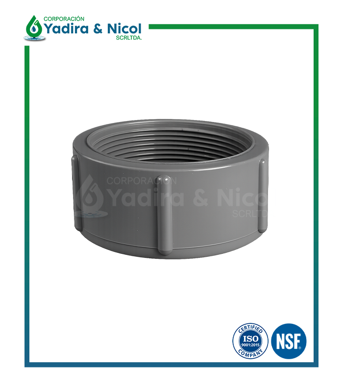 TAPON HEMBRA CON ROSCA PVC SCH-80 ERA