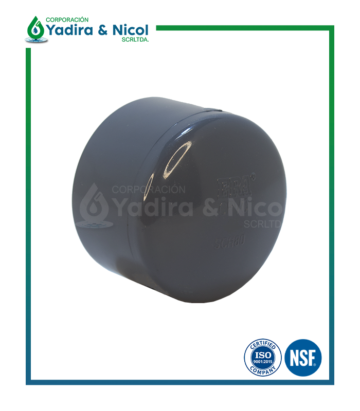 TAPON HEMBRA A PRESIÓN PVC SCH-80 ERA