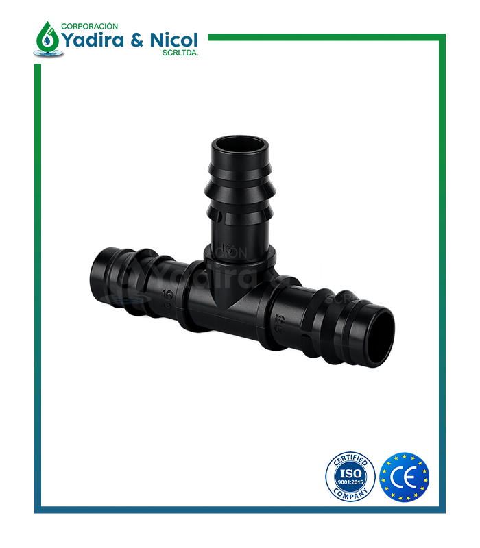 TEE DENTADO MANGUERA HDPE TEMACO