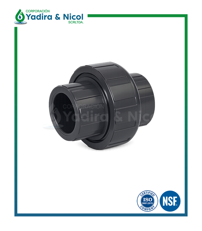 UNIÓN UNIVERSAL A PRESIÓN PVC SCH-80 LESSO