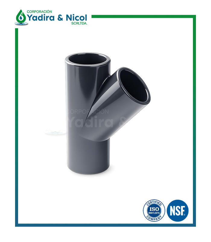 YEE A PRESIÓN PVC SCH-40 LD